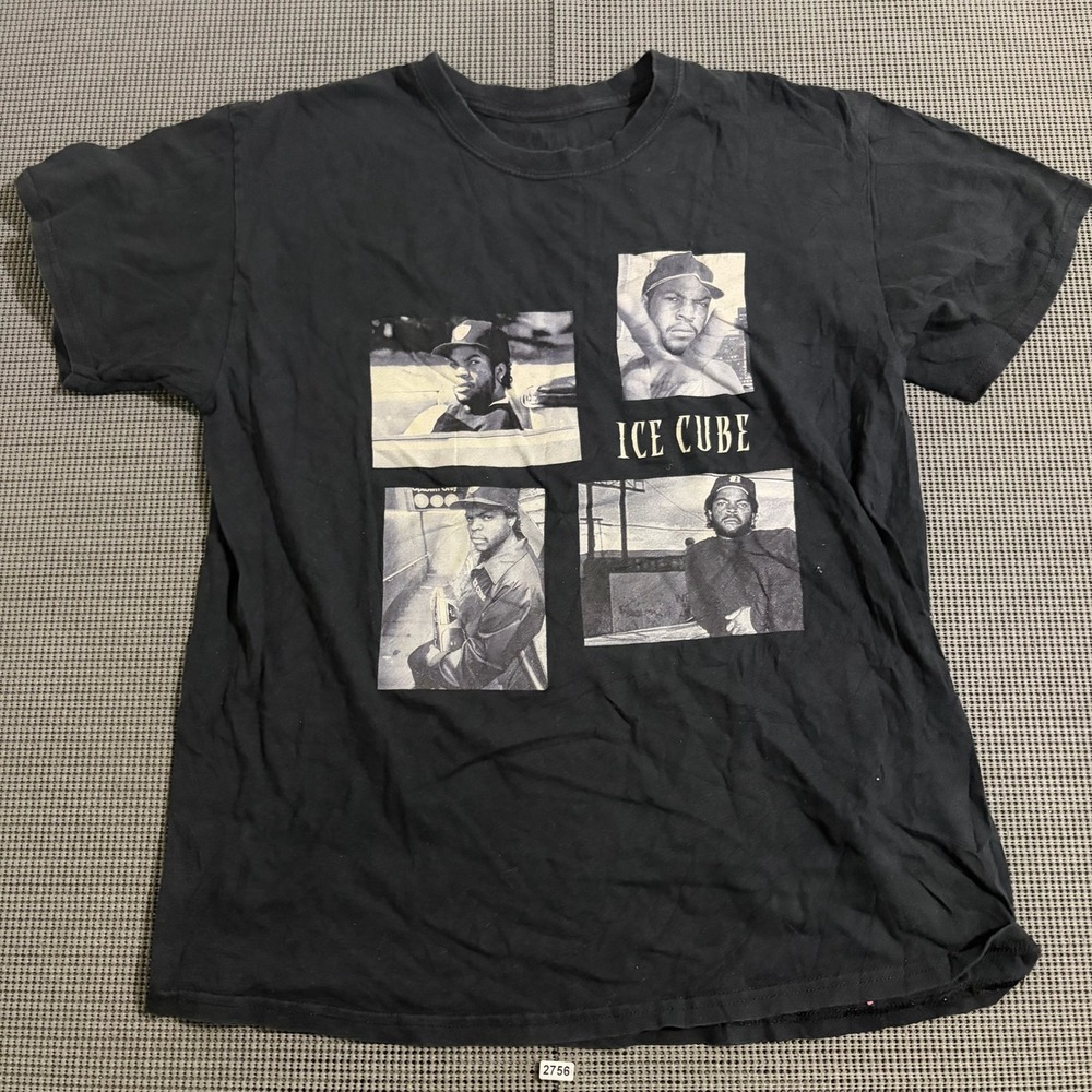 Ice Cube Graphic T-Shirt Black Estimated M